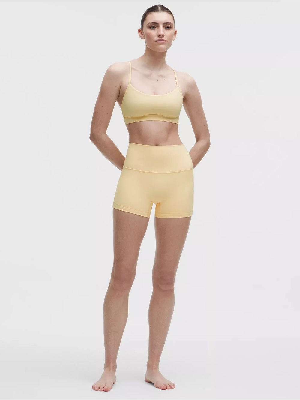 Lululemon Butter Cream 🧈 No Line Align 4" HR Short- Women's Size 10